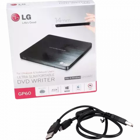 دی وی دی رایتر اکسترنال LG مدل GP60NB50