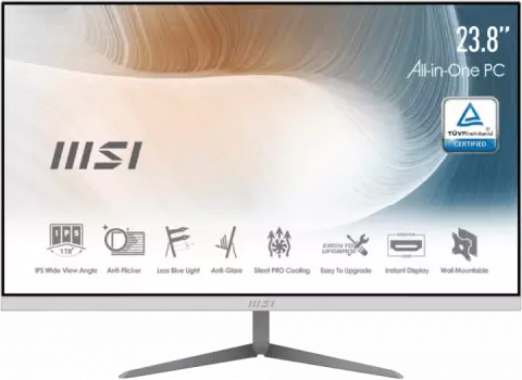 آل این وان (ALL IN ONE) 8 گیگابایت 256 گیگابایت 23.8 اینچ MSI مدل Modern AM241 11M