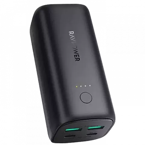 پاور بانک 20000 میلی‌آمپر ساعت RAVPOWER مدل RP-PB208