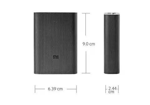 پاور بانک 10000 میلی‌آمپر ساعت Xiaomi مدل Mi Power Bank 3 Ultra Compact نسخه گلوبال