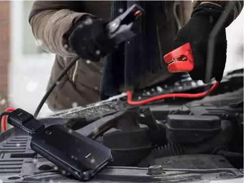 پاور بانک و جامپ استارتر خودرو 8000 میلی‌آمپر ساعت Baseus مدل Super Energy Jump Starter CRJS01-1