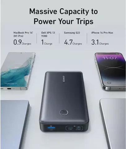 پاور بانک 24000 میلی آمپر ساعت Anker مدل 537PowerCore 24K A1379