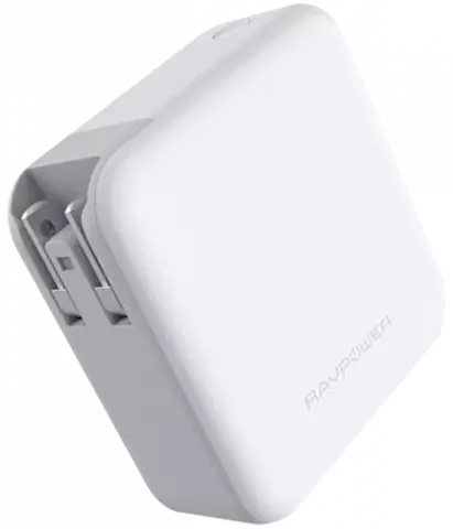 پاوربانک 5000 میلی آمپر ساعت و شارژر دیواری RAVPOWER مدل RP-PB101