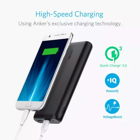 پاور بانک 20000میلی آمپر ساعت ANKER مدل POWERCORE SPEED