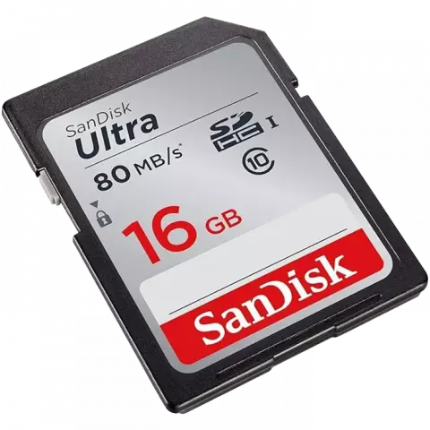 مموری کارت 16 گیگابایت Sandisk مدل Ultra کلاس 10 استاندارد UHS-I