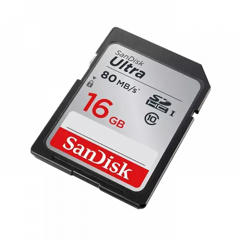 مموری کارت 16 گیگابایت Sandisk مدل Ultra کلاس 10 استاندارد UHS-I