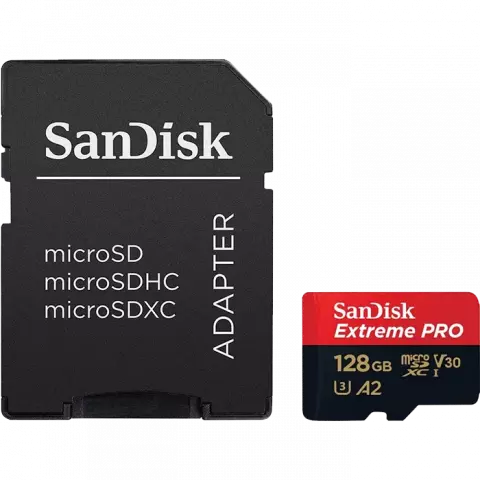 مموری کارت 128 گیگابایت Sandisk مدل Extreme PRO کلاس 10 استاندارد UHS-I U3