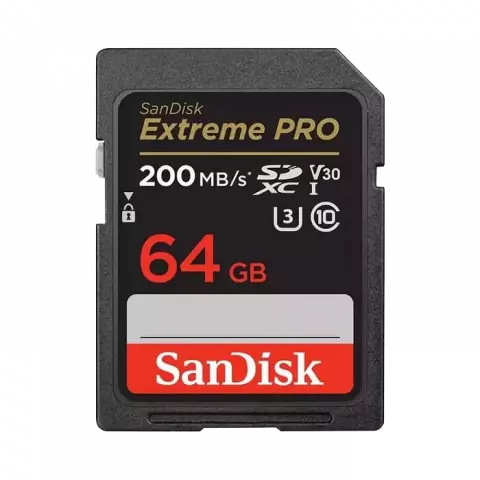 مموری کارت 64 گیگابایت Sandisk مدل Extreme PRO کلاس 10 استاندارد UHS-I U3