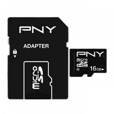 مموری کارت 16 گیگابایت PNY مدل Performance Plus کلاس 10 همراه با آداپتور