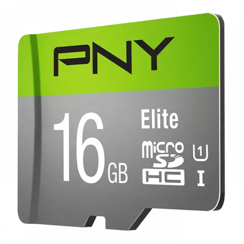 مموری کارت 16 گیگابایت PNY مدل Elite کلاس 10 استاندارد UHS-I U1 همراه با آداپتور