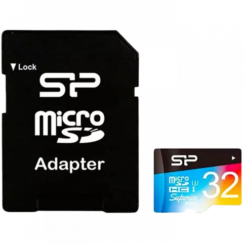 مموری کارت 32 گیگابایت Silicon Power مدل Superior Pro کلاس 10 استاندارد UHS-I U3 همراه با آداپتور