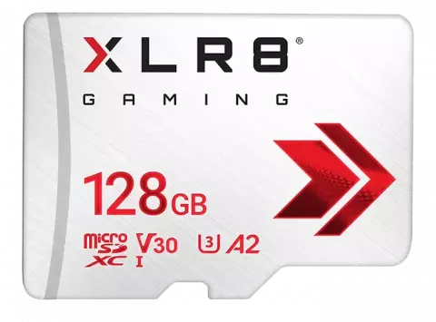 مموری کارت 128 گیگابایت PNY مدل XLR8 Gaming کلاس 10 استاندارد UHS-I U3 همراه با آداپتور