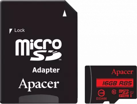 مموری کارت 16گیگابایت Apacer مدل AP16GMCSH10U5-R