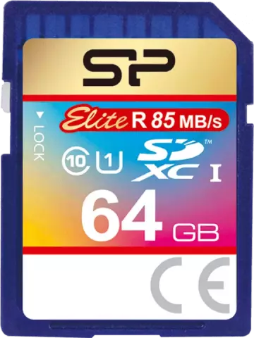 مموری کارت 64 گیگابایت Silicon Power مدل Elite کلاس 10 استاندارد UHS-I U1 همراه با آداپتور