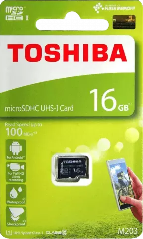 مموری کارت 16گیگابایت Toshiba مدل M203
