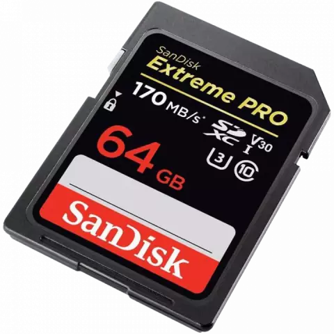 مموری کارت 64 گیگابایت Sandisk EXTREME PRO