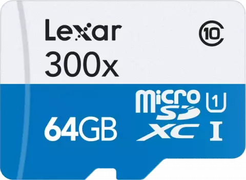 مموری کارت 64گیگابایت Lexar مدل High-Performance 300x