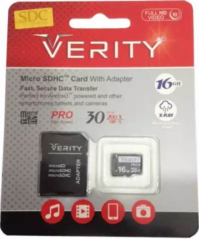 مموری کارت 16گیگابایت Verity مدل PRO V16GMSD201A