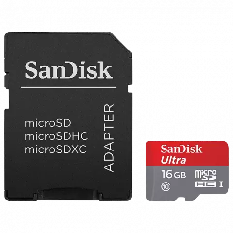 مموری کارت 16گیگابایت Sandisk مدل ULTRA SDSQUNC-016G-GN6MA