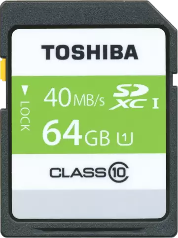 مموری کارت 64گیگابایت Toshiba مدل HS Professional SDXC UHS-1