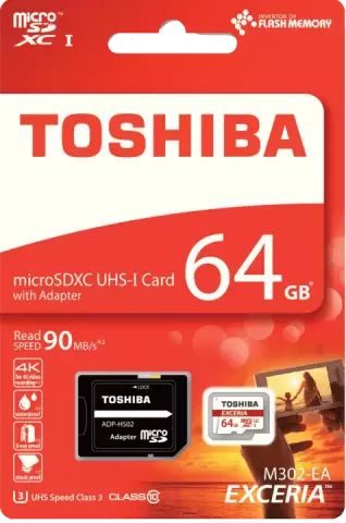 مموری کارت 64گیگابایت Toshiba مدل EXCERIA THN-M302R0640EA