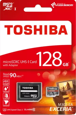 مموری کارت 128گیگابایت Toshiba مدل EXCERIA THN-M302R1280EA