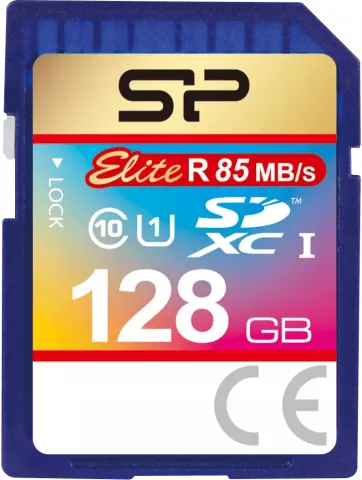 مموری کارت 128 گیگابایت Silicon Power مدل Elite کلاس 10 استاندارد UHS-I U1 همراه با آداپتور