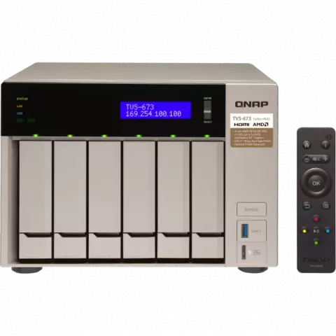 ذخیره ساز تحت شبکه QNAP مدل TVS-673-8G