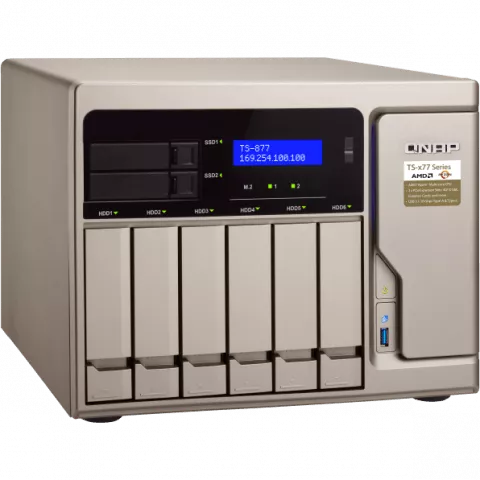 ذخیره ساز تحت شبکه QNAP مدل TS-877-1600-8G