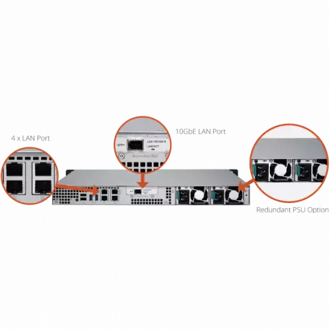 ذخیره ساز تحت شبکه QNAP مدل TS-463U-RP