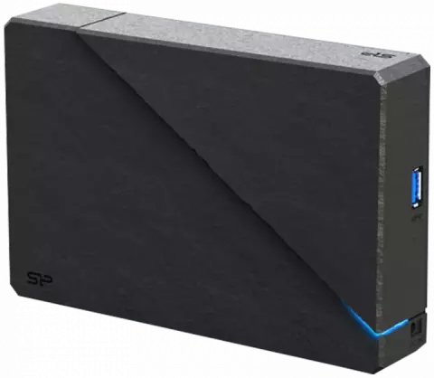 8TB SILICONPOWER STREAM S07 USB3.2 3.5" BLACK MATIN EXT HARD