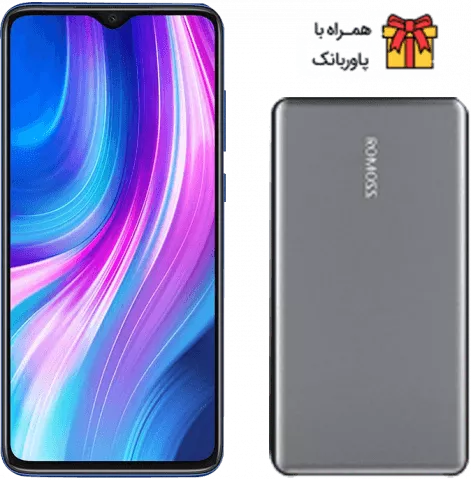 گوشی موبایل 64 گیگابایت Xiaomi REDMI مدل NOTE 8 PRO نسخه گلوبال به همراه پاوربانک 10000 میلی آمپر ROMOSS