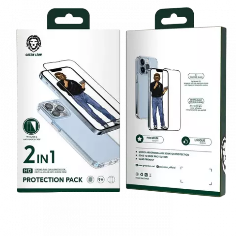پک محافظ 2 در 1 گرین لاین مدل iPhone 13 Pro Max