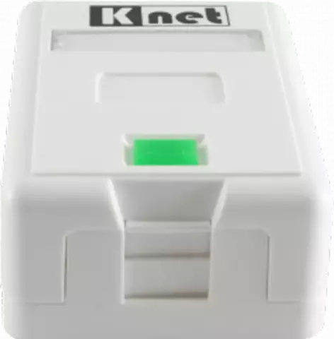پریز روکار شاتر دار تک پورت شبکه K-NET مدل K-N1097
