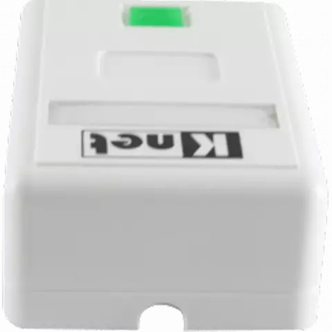 پریز روکار شاتر دار تک پورت شبکه K-NET مدل K-N1097