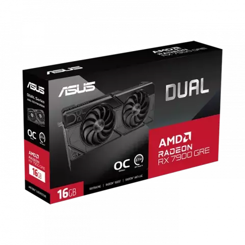 کارت گرافیک ASUS مدل Dual Radeon RX 7900 GRE OC Edition 16GB GDDR6