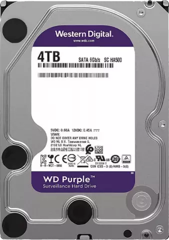 هارد اینترنال 4 ترابایت WD مدل SURVEILLANCE PURPLE WD40EJRX